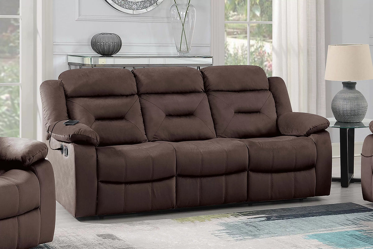 Manual Mechanism Reclining Sofa