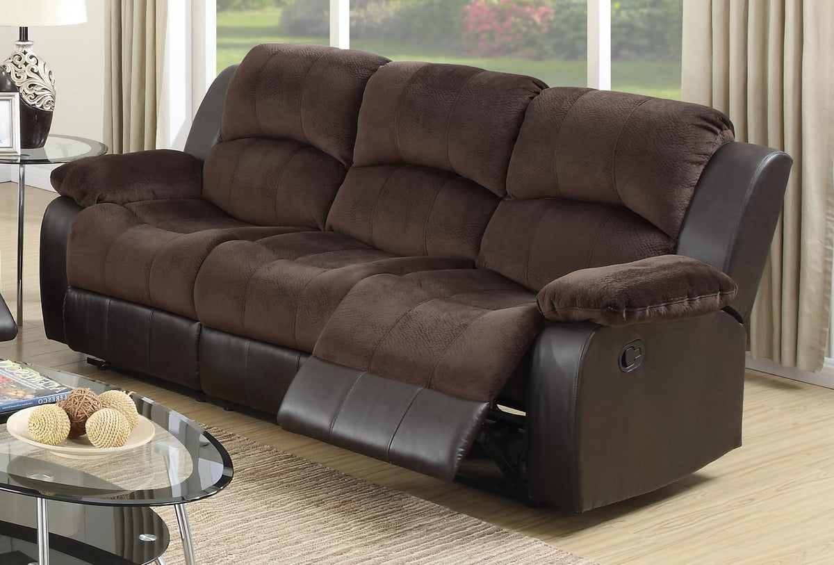 Manual Mechanism Reclining Sofa
