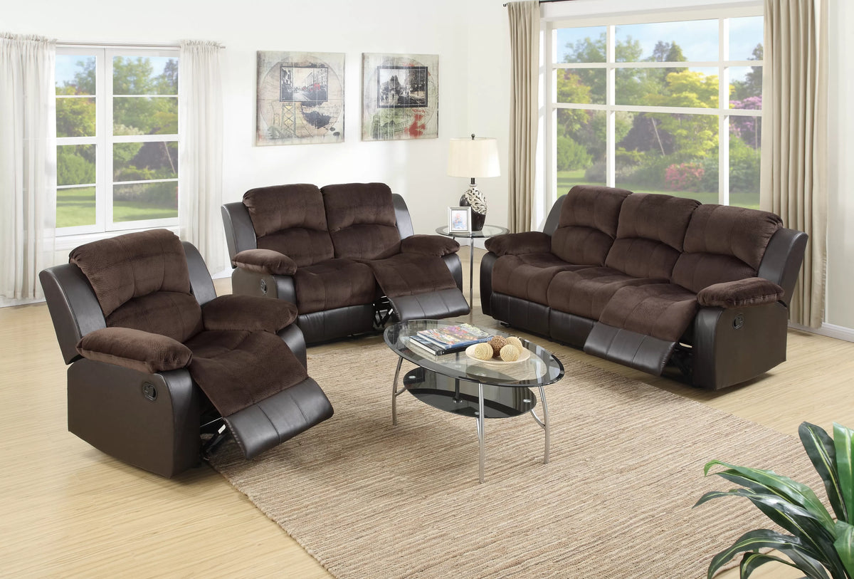Manual Mechanism Reclining Sofa