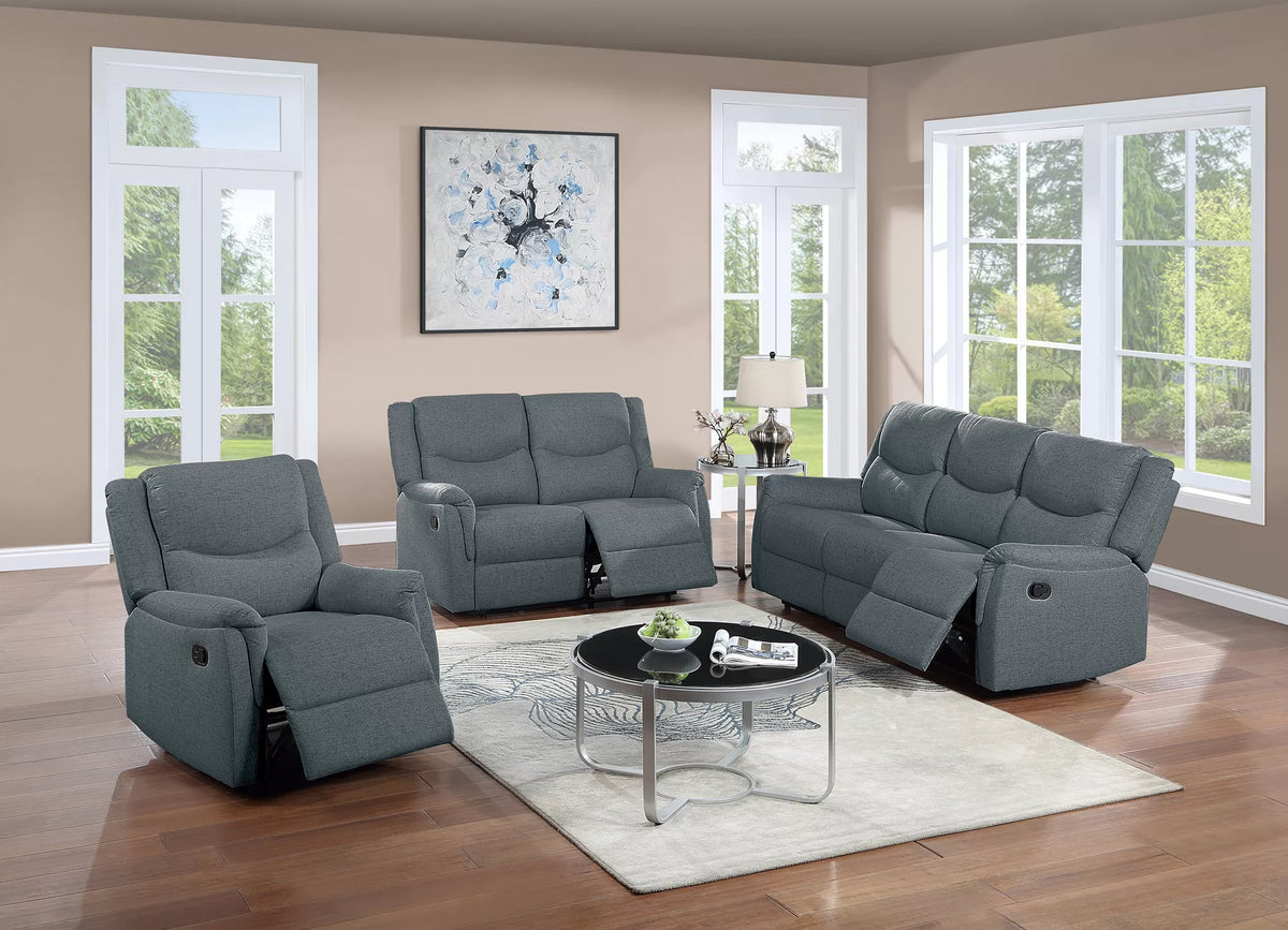 Manual Mechanism Reclining Sofa