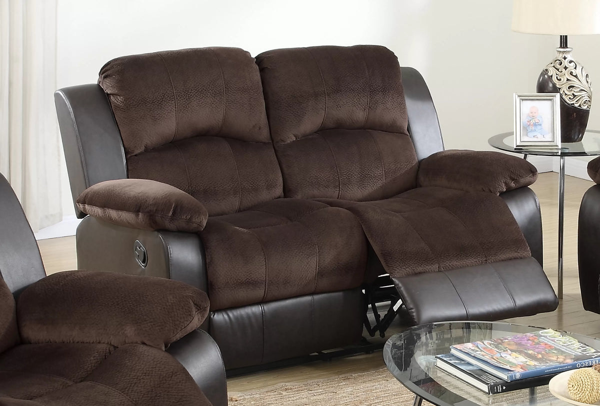 Manual Mechanism Reclining Loveseat