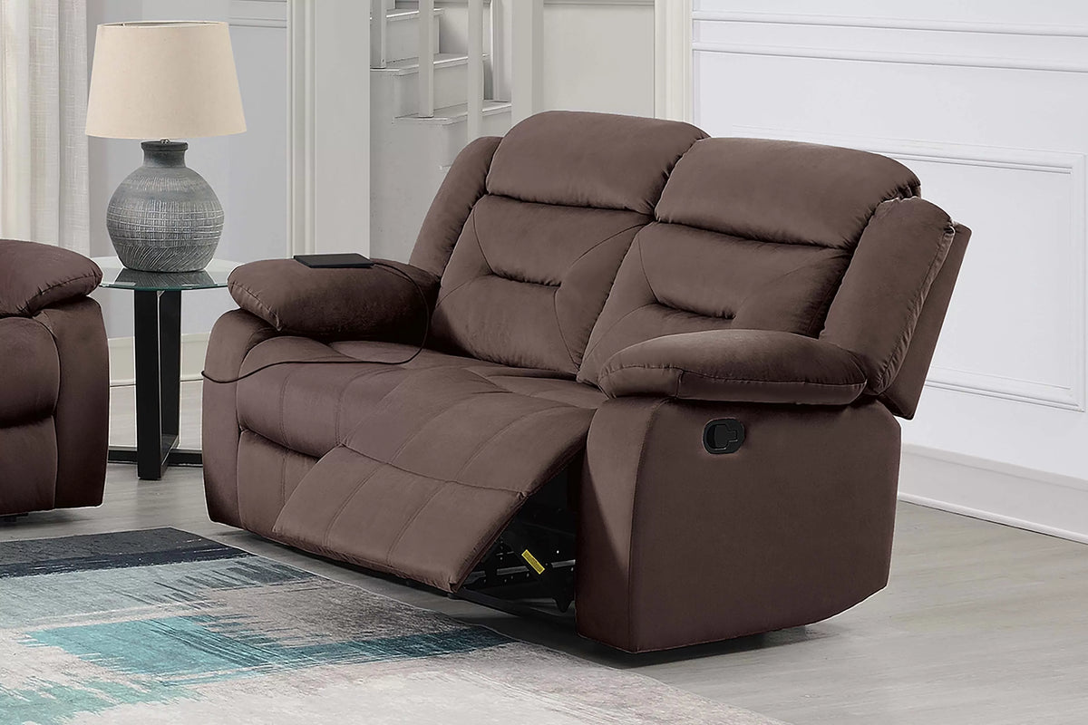 Manual Mechanism Reclining Loveseat