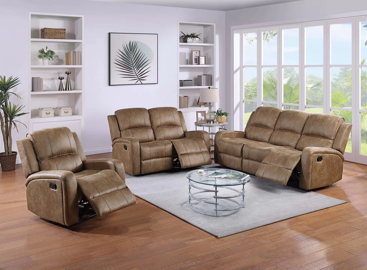 Manual Mechanism Reclining Loveseat