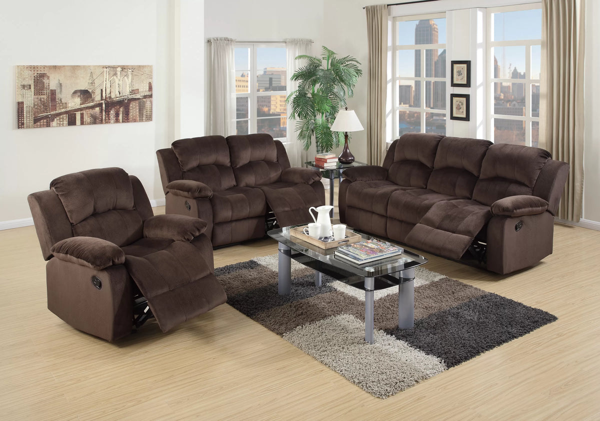 Manual Mechanism Reclining Loveseat
