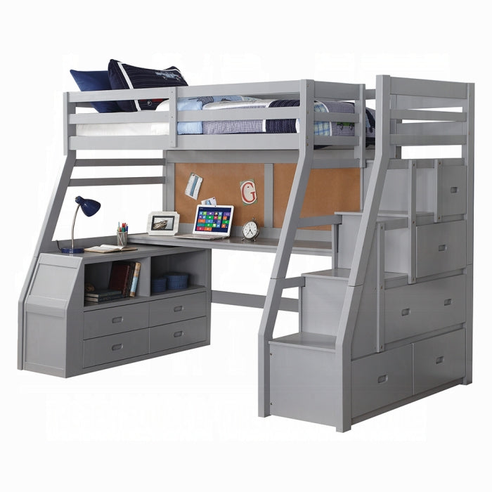 Jason Twin/Full Bunk Bed W/Trundle & Storage