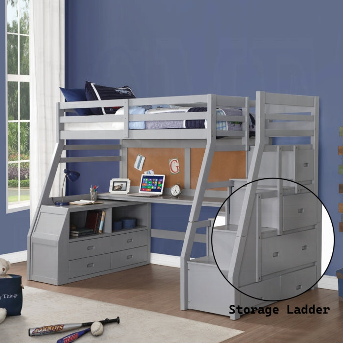 Jason Twin/Full Bunk Bed W/Trundle & Storage
