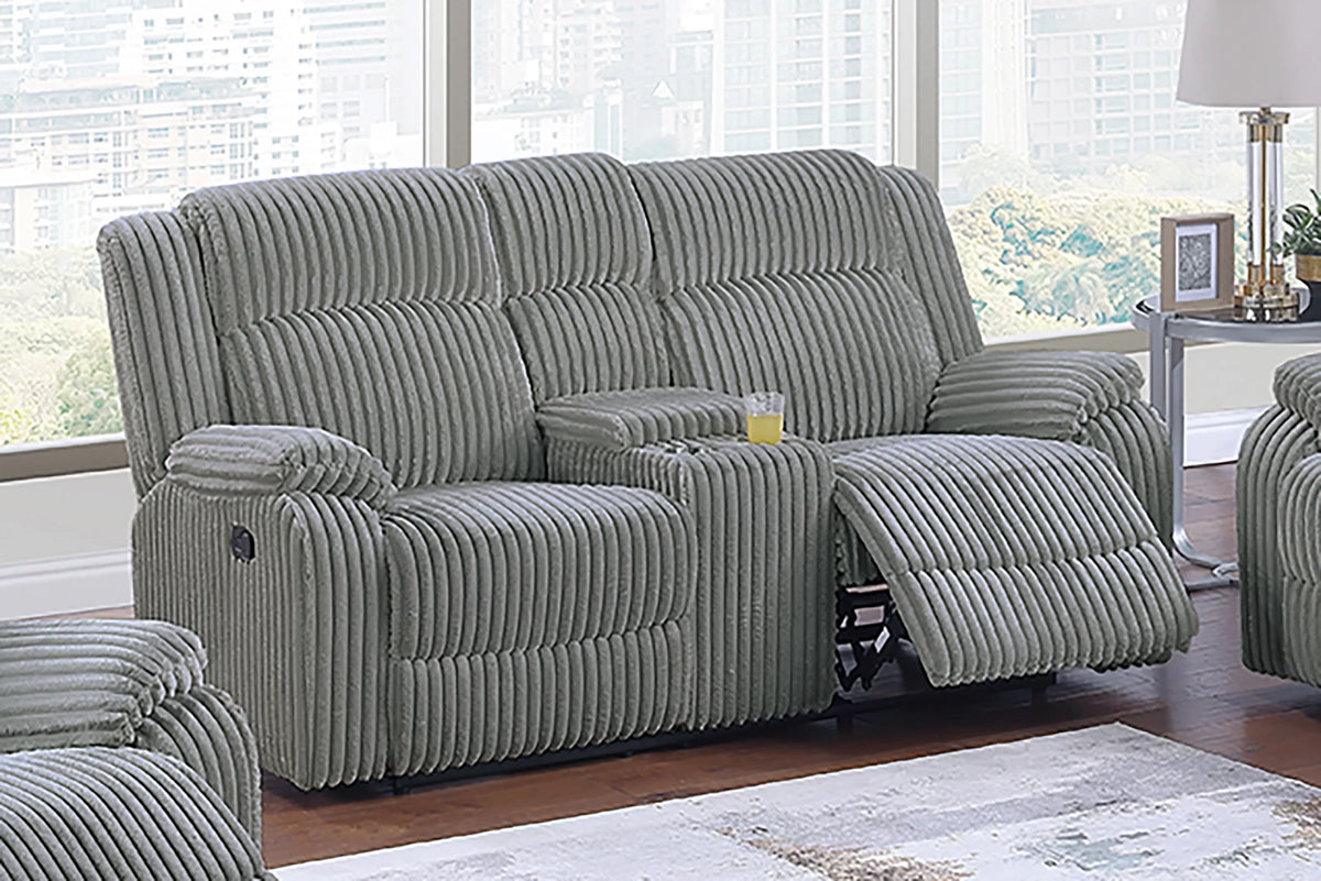 Manual Mechanism Reclining Loveseat