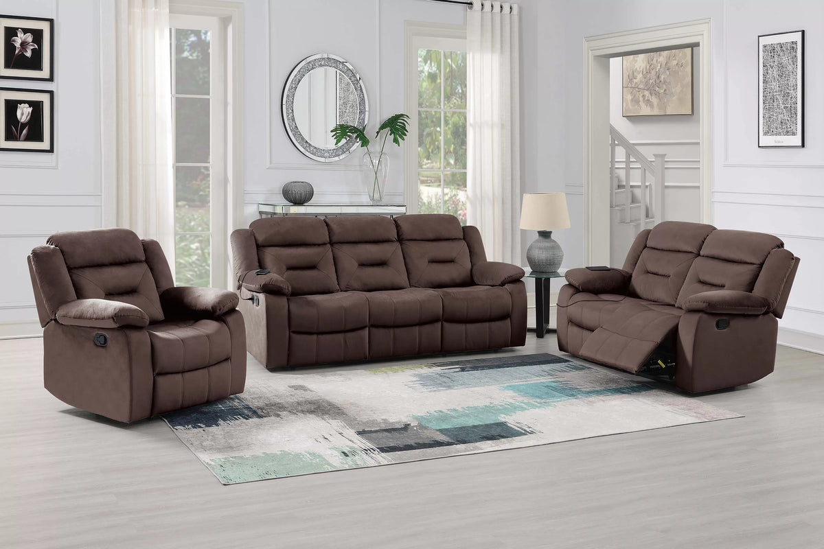 Manual Mechanism Reclining Loveseat