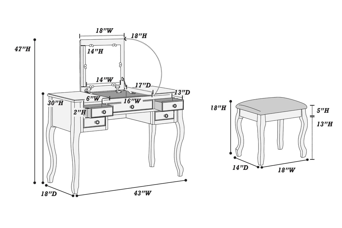 Vanity Set