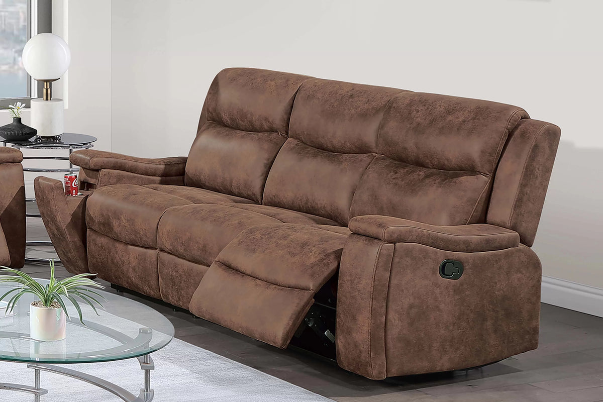 Manual Mechanism Reclining Sofa
